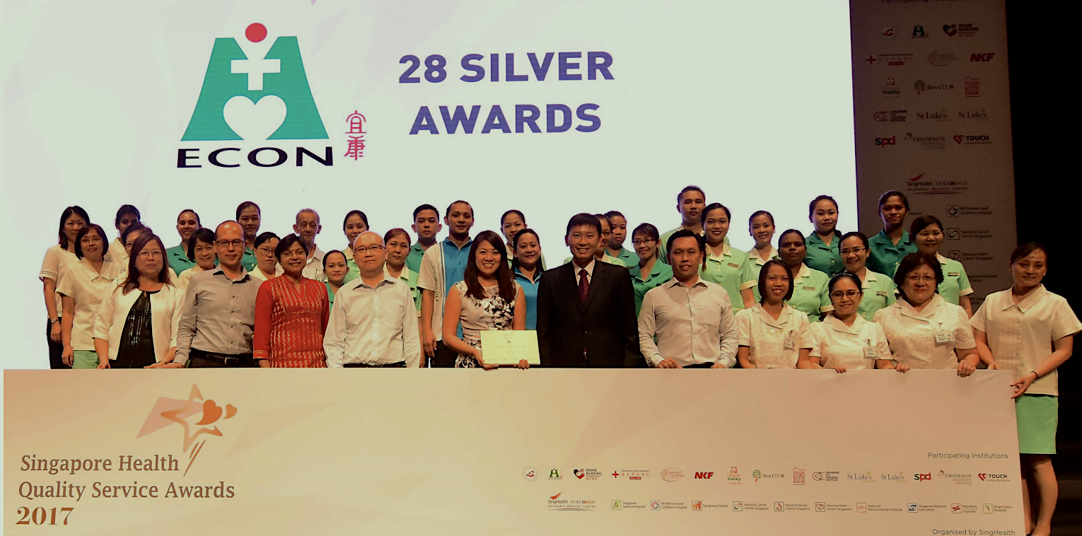 Read more about the article 28 Silvers at the Singapore Health Quality Service Awards